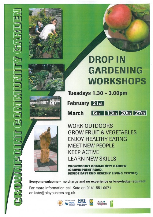 Crownpoint Community Garden workshops